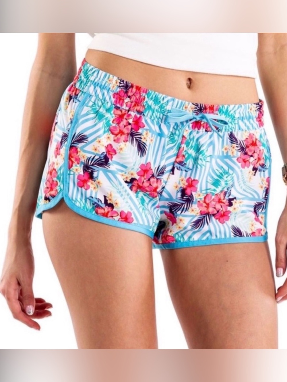 Tipsy Elves flirty floral print shorts size XS